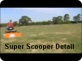 Super Scooper for Fast Collection of Horse and Alpacca Manure